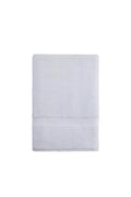 White Chevron Turkish Cotton 40" X 70" Bath Sheet on a white background