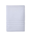 White Turkish Cotton 27" X 54" Bath Towel on a white background