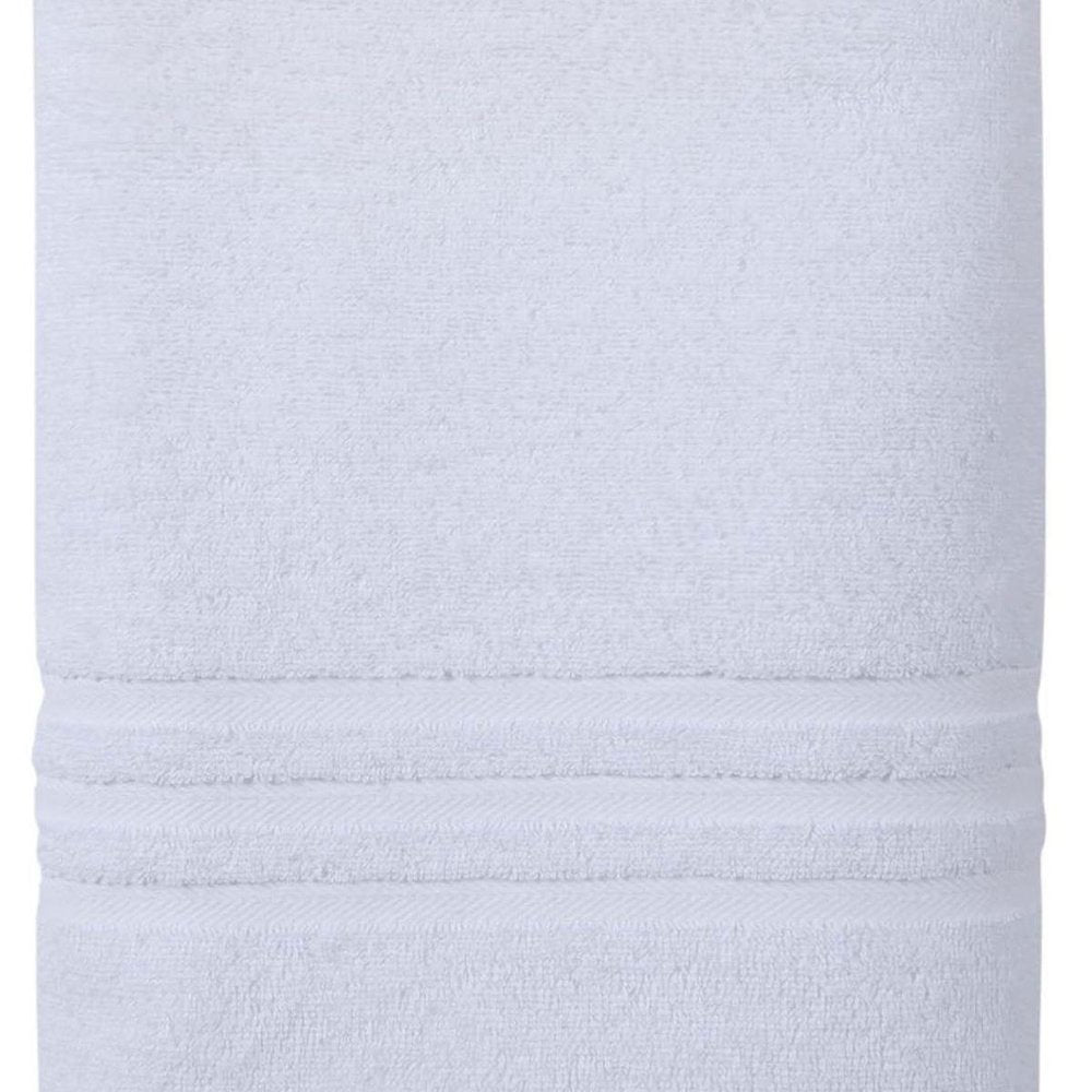 White Turkish Cotton 27" X 54" Bath Towel