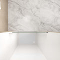 72" X 32" Aluminum and Tempered Glass Shower Door