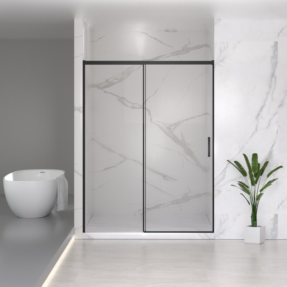 74" X 60" Tempered Glass Shower Door