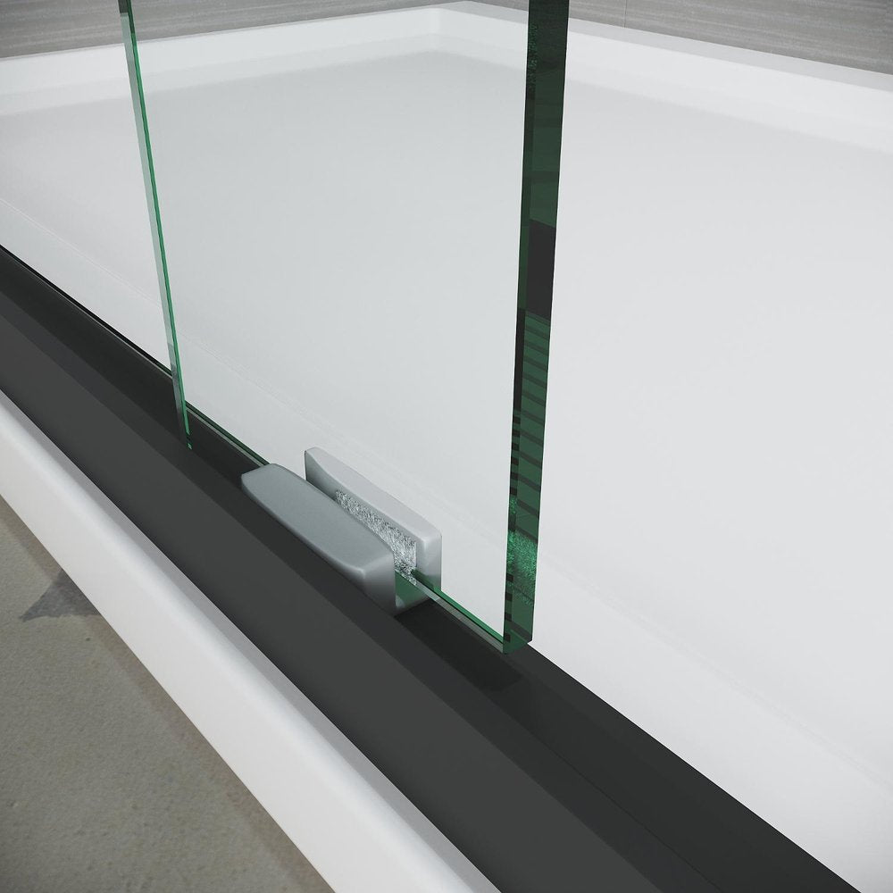 72" X 48" Tempered Glass Shower Door