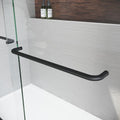 72" X 60" Tempered Glass Shower Door close-up detail