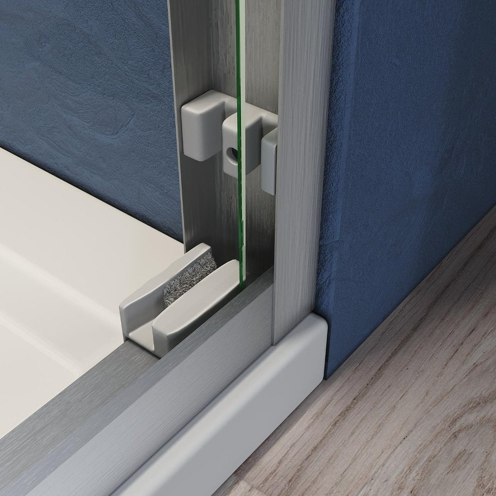 72" X 54" Tempered Glass Shower Door