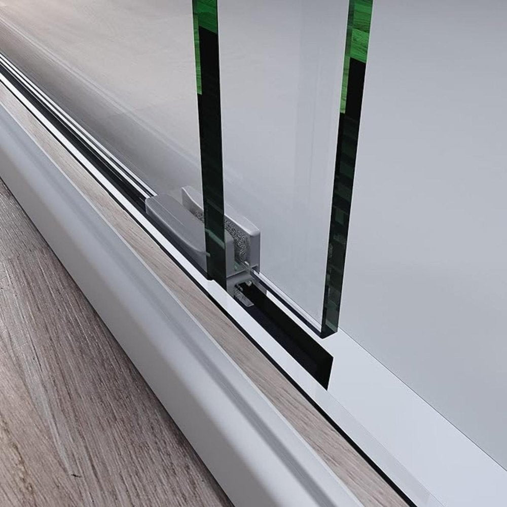 72" X 48" Tempered Glass Shower Door