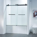 60" X 60" Tempered Glass Tub Door