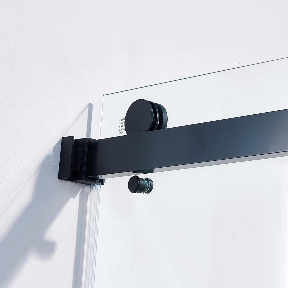 60" X 60" Tempered Glass Tub Door