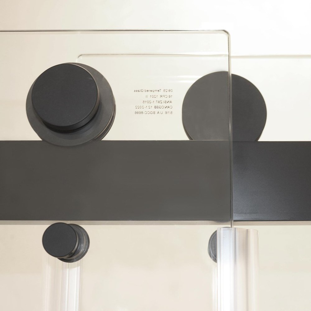 72" X 59" Tempered Glass Shower Door
