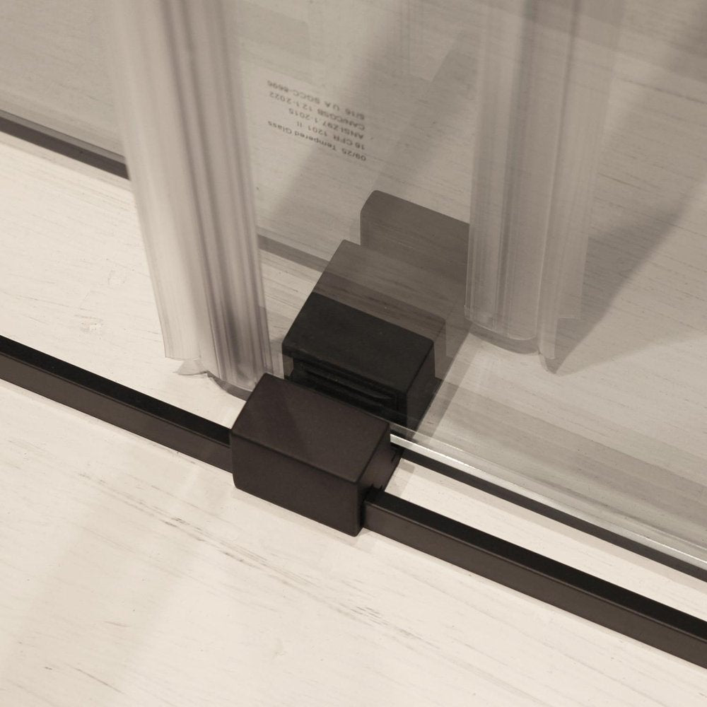 72" X 59" Tempered Glass Shower Door