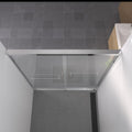 74" X 60" Tempered Glass Shower Door in a home interior