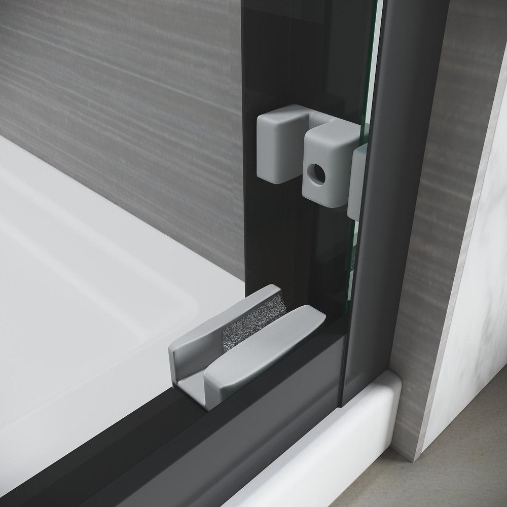 57" X 60" Tempered Glass Tub Door