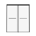 60" X 60" Aluminum and Tempered Glass Tub Door