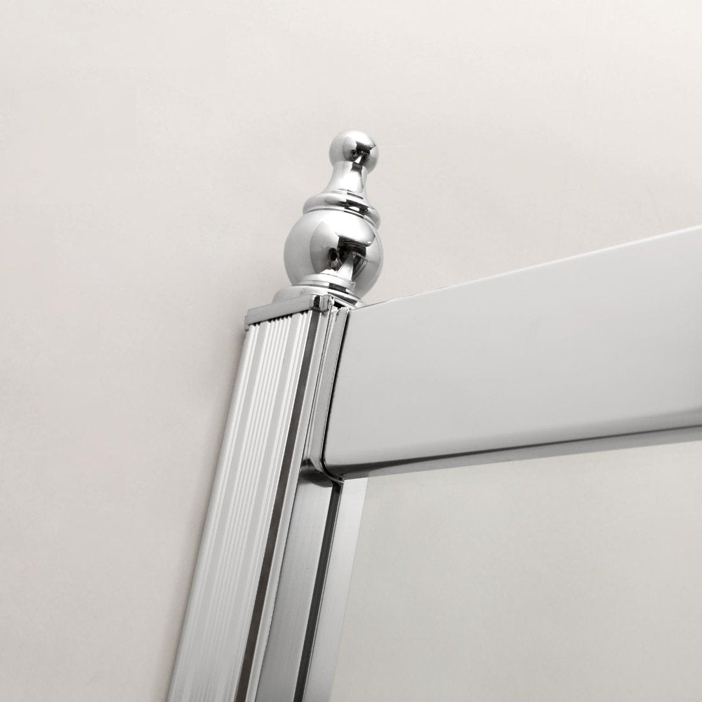 75" X 36" Aluminum and Tempered Glass Tub Door