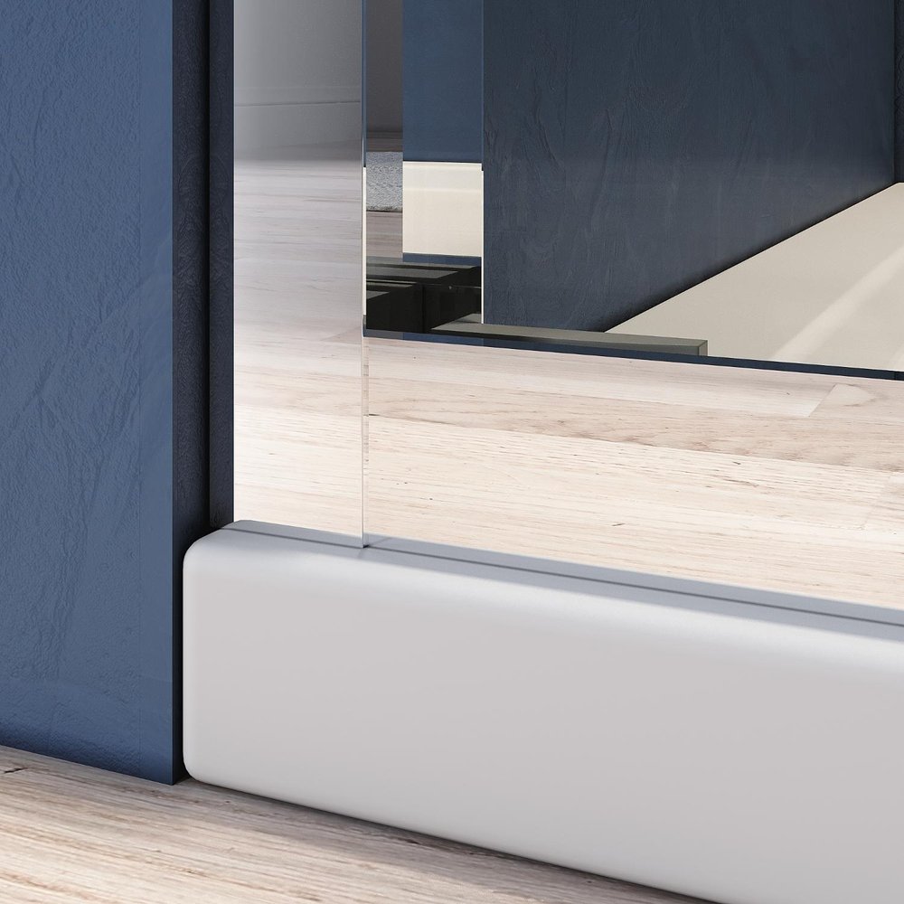 62" X 60" Tempered Glass Tub Door