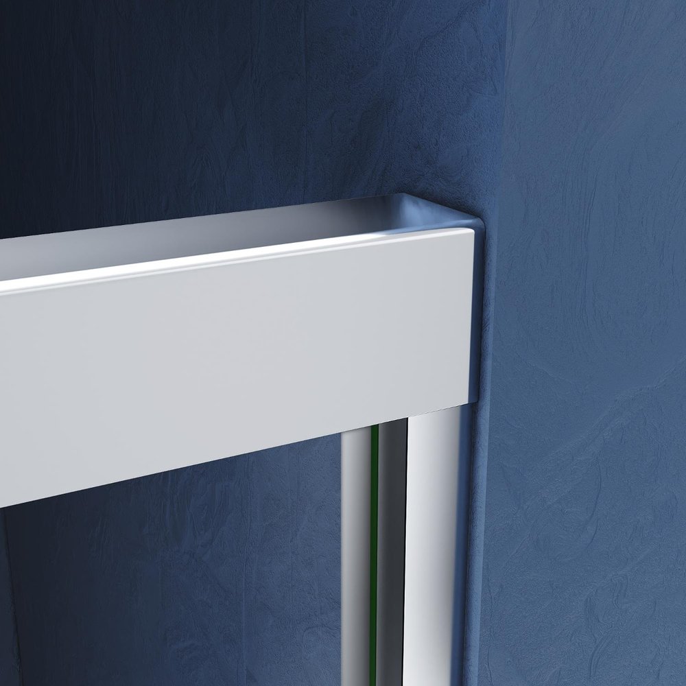 62" X 60" Tempered Glass Tub Door