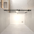 76" X 60" Tempered Glass Shower Door