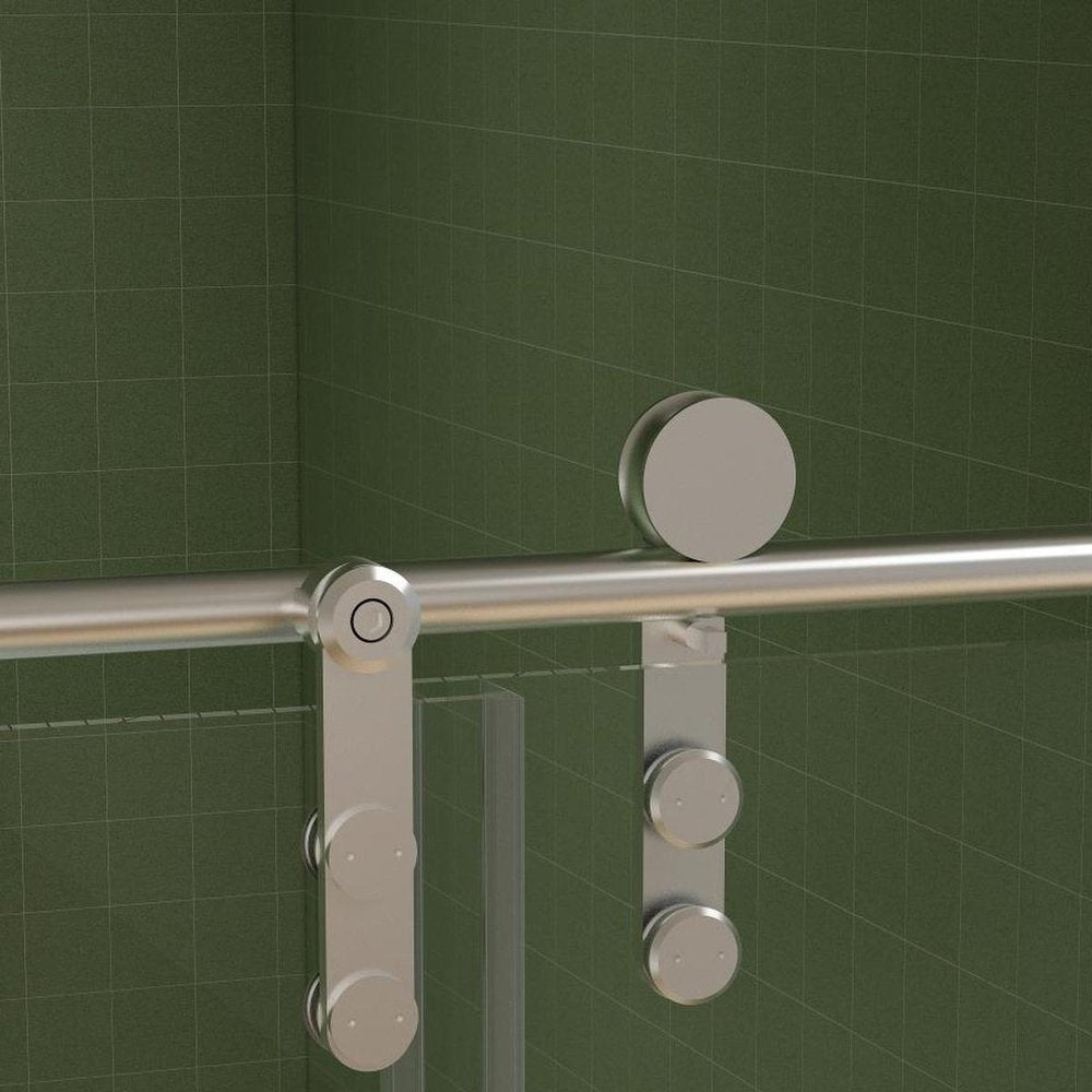 74" X 60" Tempered Glass Shower Door