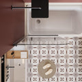 55" X 32" Tempered Glass Tub Door