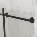 72" X 48" Tempered Glass Shower Door on a white background