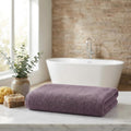 Set of Two Purple Turkish Cotton 40" X 70" Bath Sheet