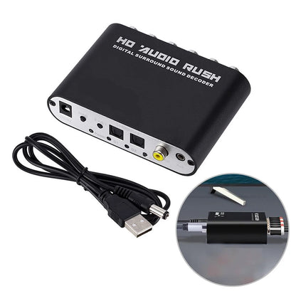 5.1 Audio Gear  AC-3 Digital Audio Converter LPCM To Digital Audio Decoder