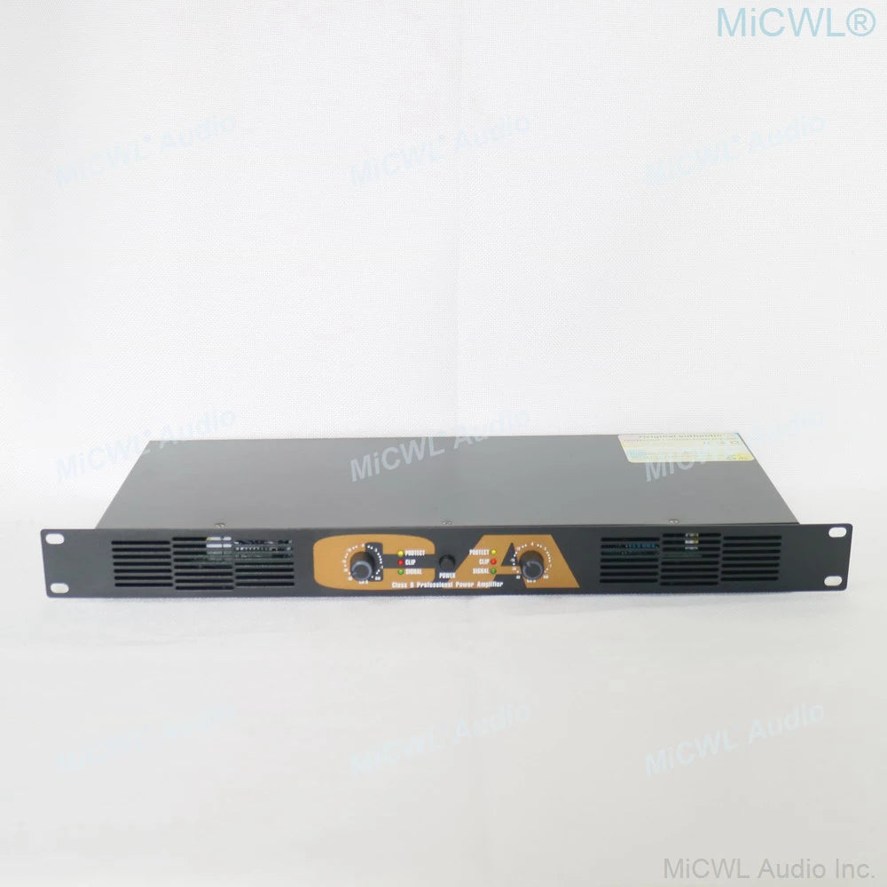 MiCWL Audio Pro CA Series 5200W Digital Power Amplifier 4 Channel 2600 Watt AMP Standard 19" 1U Rack CA650