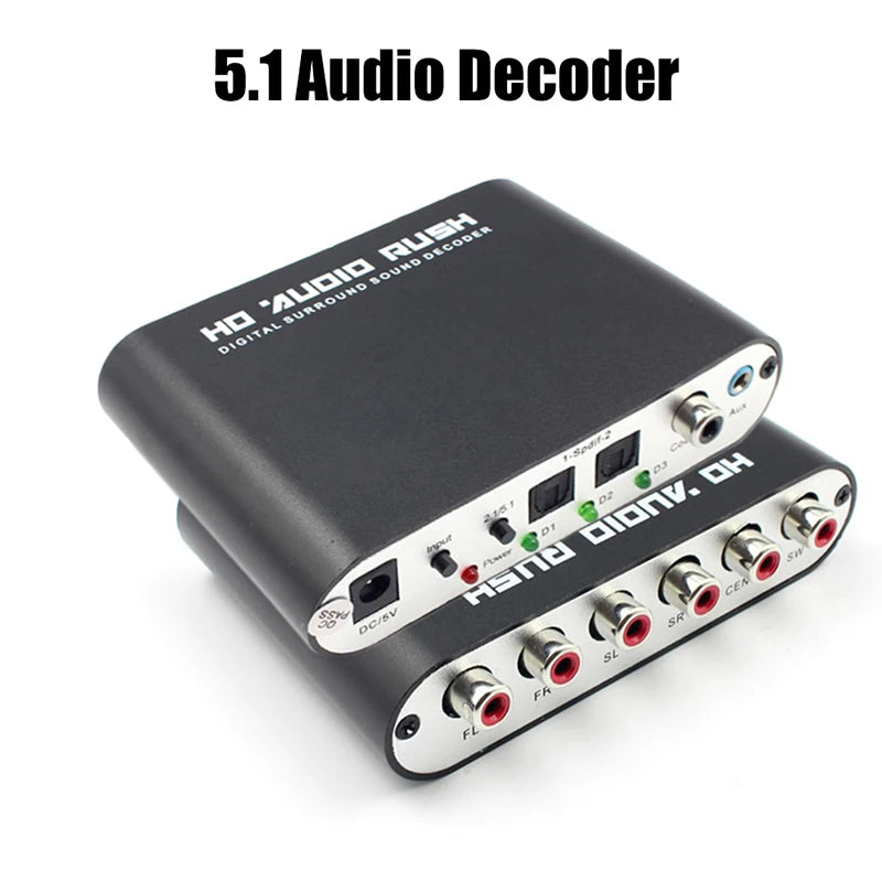 5.1 Audio Gear  AC-3 Digital Audio Converter LPCM To Digital Audio Decoder